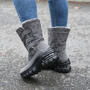 Women's winter thermal plush non-slip platform boots