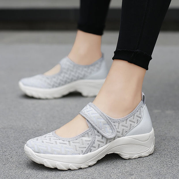 women's stylish fashion summer breathable non-slip elastic light leisure shoes