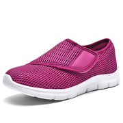 women's comfortable breathable elastic slip resistant velcro shoes