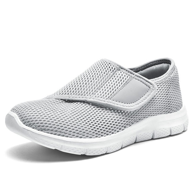 women's comfortable breathable elastic slip resistant velcro shoes