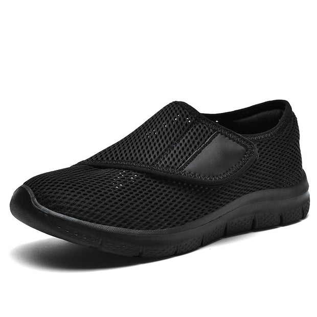 women's comfortable breathable elastic slip resistant velcro shoes