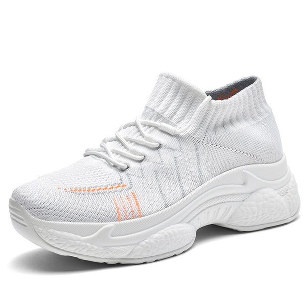 women's breathable comfortable elastic slip resistant casual shoes