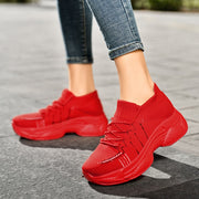 women's breathable comfortable elastic slip resistant casual shoes