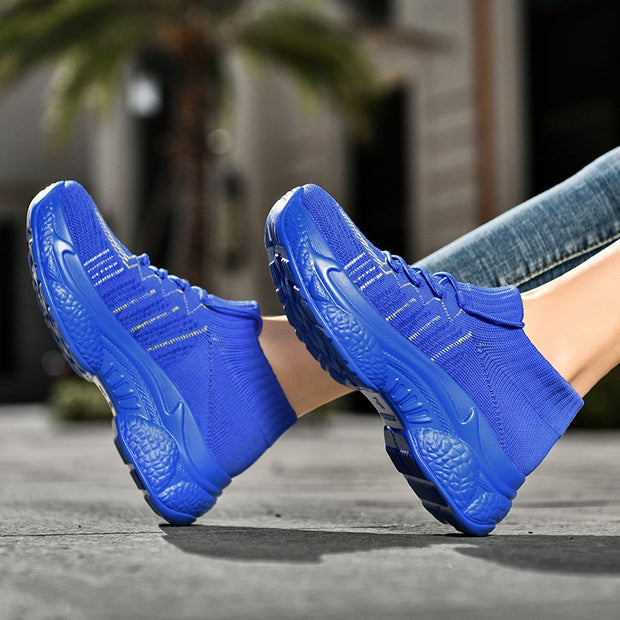 women's breathable comfortable elastic slip resistant casual shoes