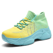 women's breathable comfortable elastic slip resistant casual shoes