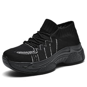 women's breathable comfortable elastic slip resistant casual shoes