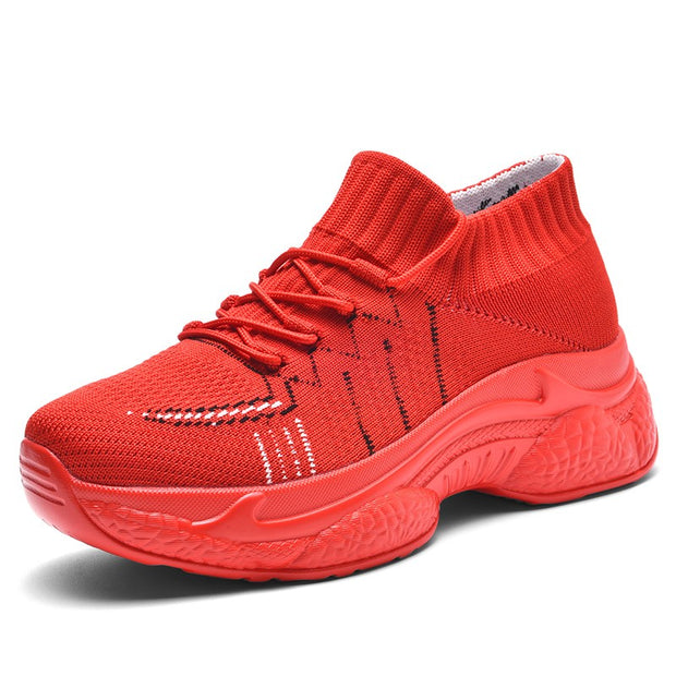 women's breathable comfortable elastic slip resistant casual shoes