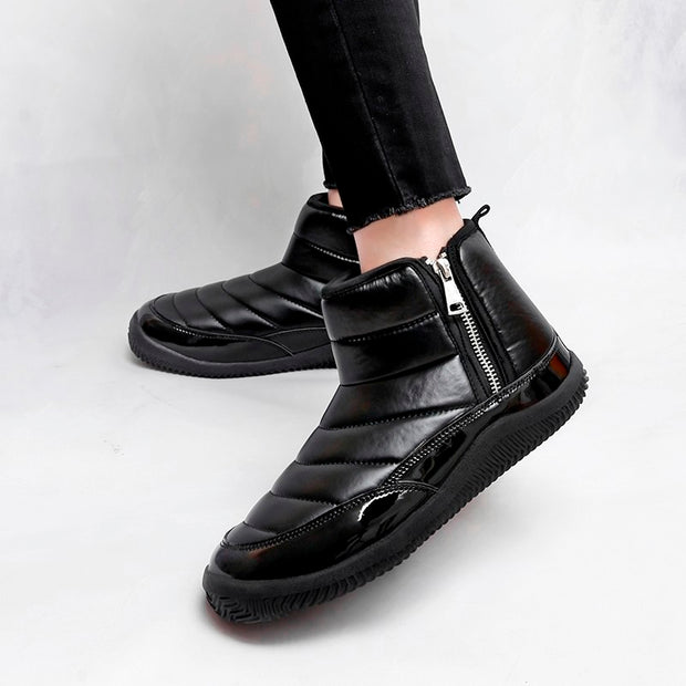 Women's warm waterproof comfortable slip on casual shoes