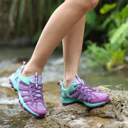 Women's Hollowed-out Outdoor Waterproof Hiking Shoes