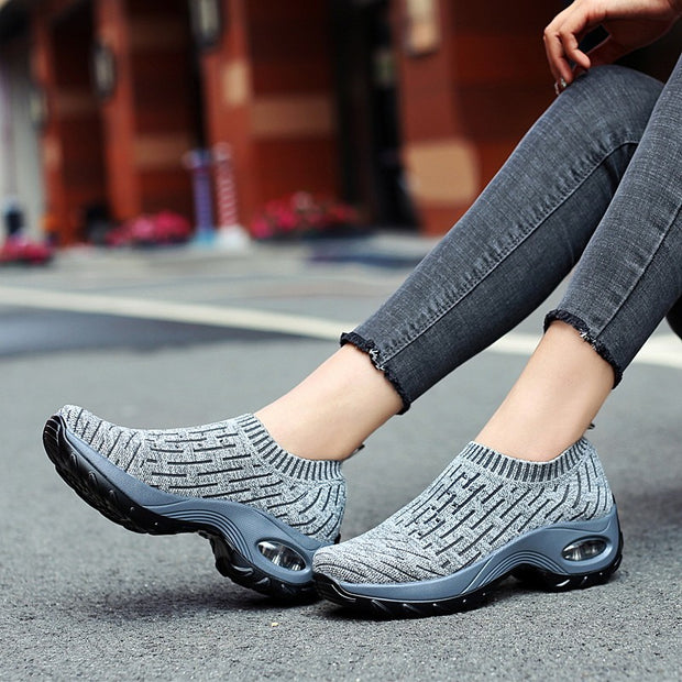 Women's Breathable Air Cushion Leisure Shock Sneakers for y