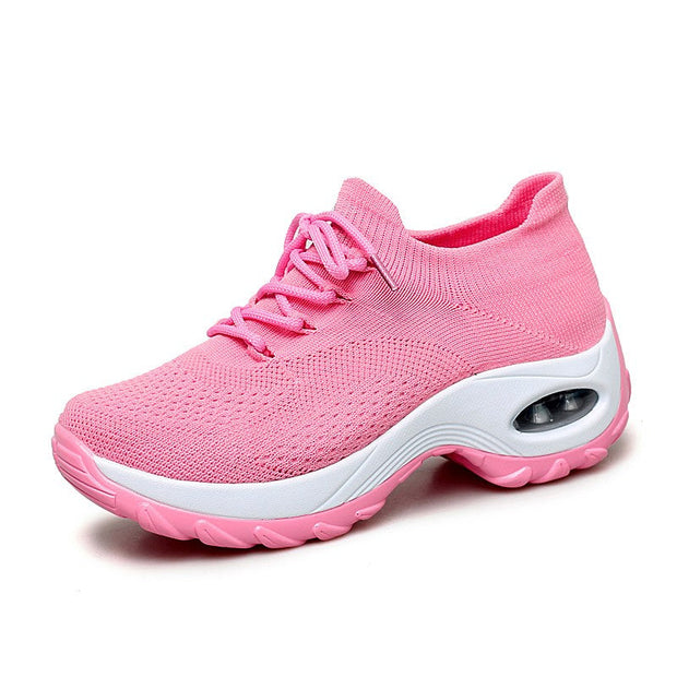 Women's Flying Woven Non-slip Breathable Comfortable Shoes rubber 231862