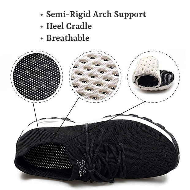 Women's Flying Woven Non-slip Breathable Comfortable Shoes rubber