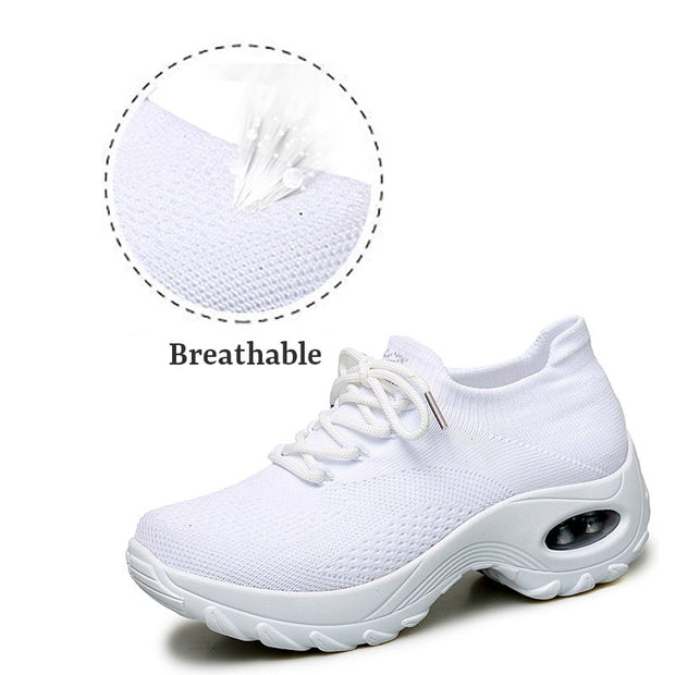 Women's Flying Woven Non-slip Breathable Comfortable Shoes for y