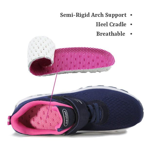 Women's Comfortable Woven Knit Sneakers Big