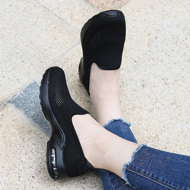 Women's air-cushion breathable leisure heel slippers