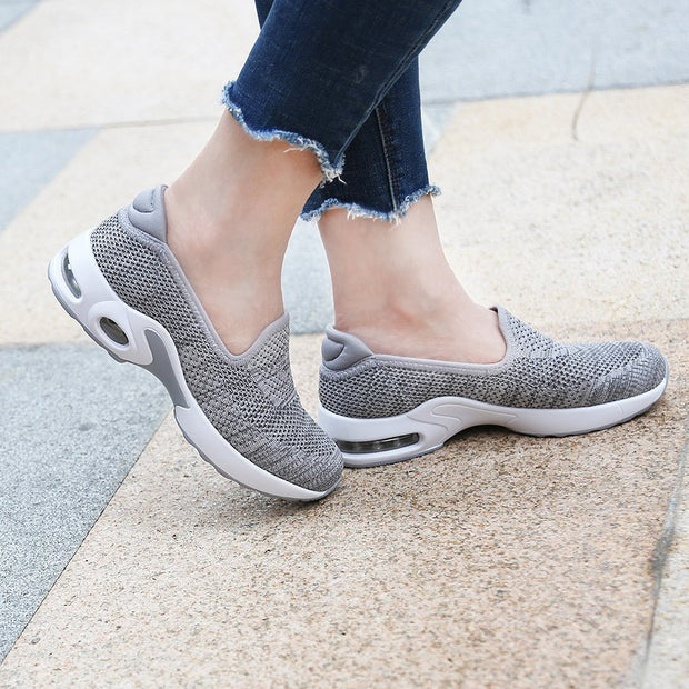 Women's air-cushion breathable leisure heel slippers