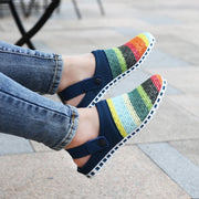 Women's stylish pretty knitted pretty slip-on sandals CL