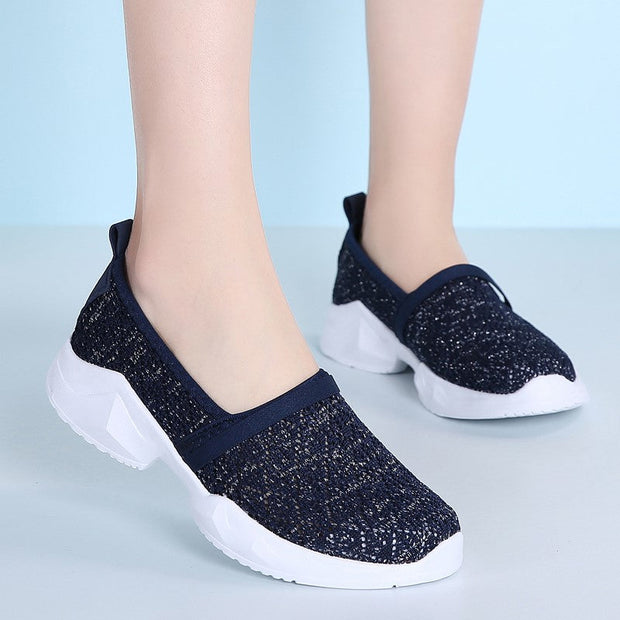 Women's summer breathable simple casual flat loafers 的副本