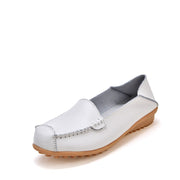 womens leather flats