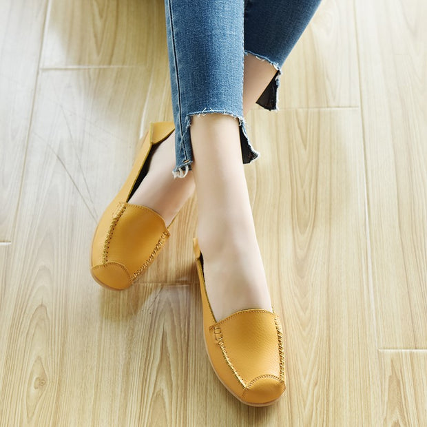 Women's stylish fashion breathable flat slip-on loafers