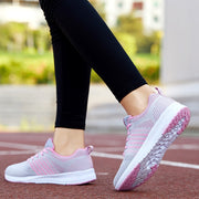 Women's fashion breathable platform running sneakers