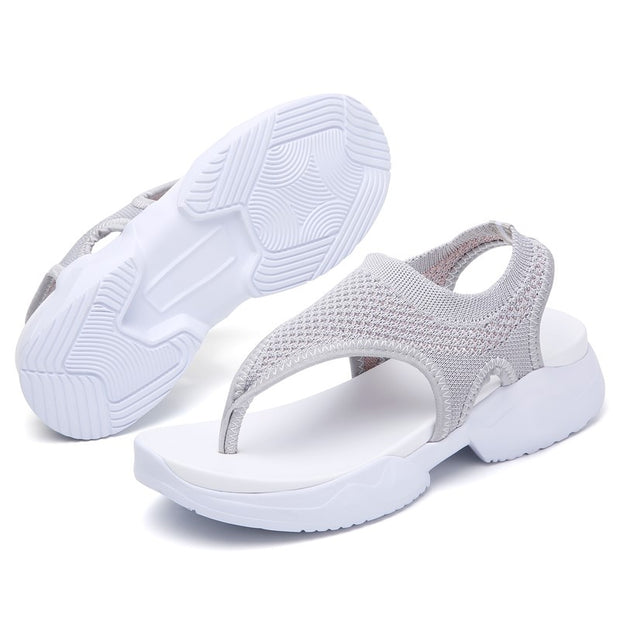 Women's cute simple pretty leisure slip-on flip flop sandals