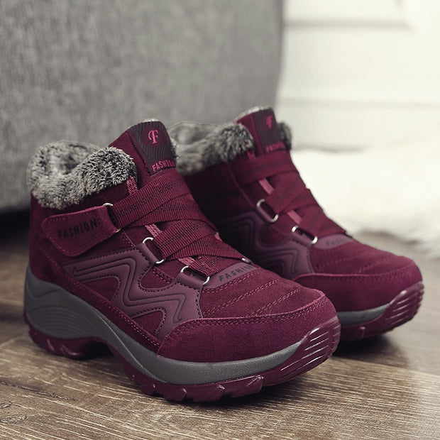 Women's winter villi thermal comfortable high top boots