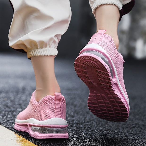 Women's popular breathable air cushion platform tennis sneakers
