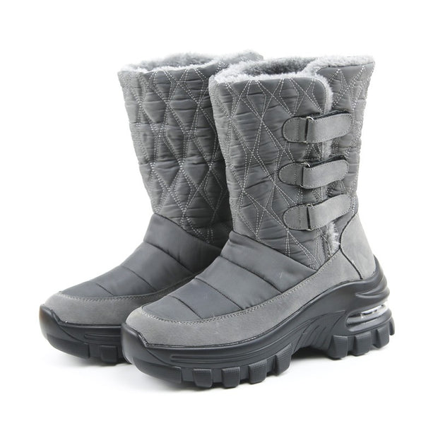 Women's winter thermal plush non-slip platform boots CCL