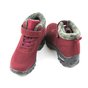 Women's winter thermal plush fashion joker velcro boots