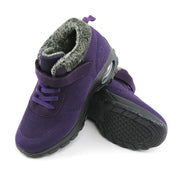 Women's winter thermal plush fashion joker velcro boots