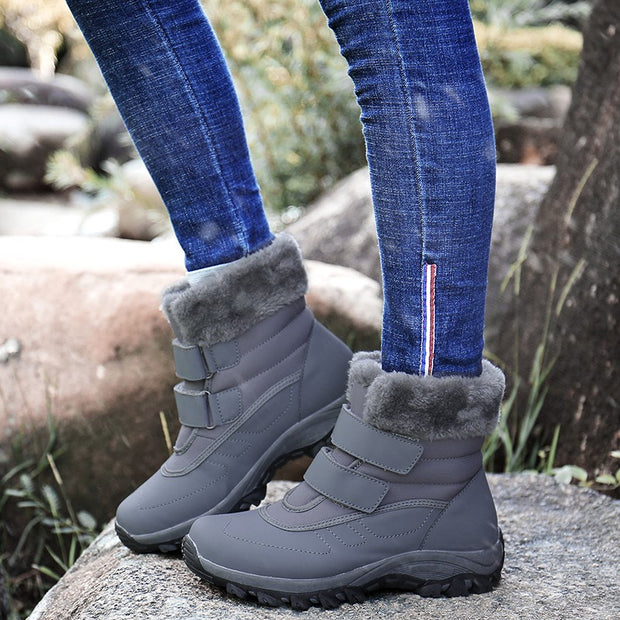 Women's winter thermal plush anti-skid comfortable snow boots