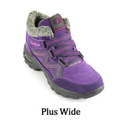 Women's winter thermal villi slip resistant wide boots