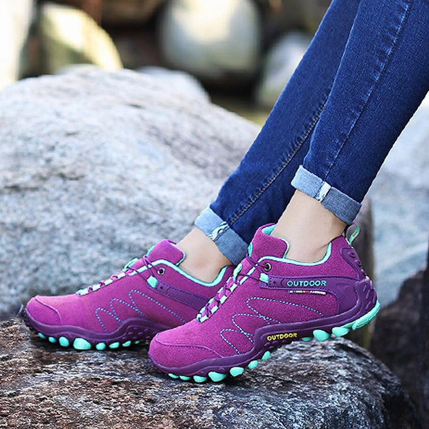 Women's stylish fashion outdoor sporty anti-skid comfortable hiking shoes