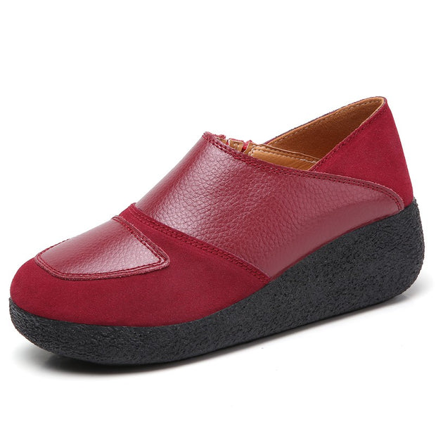 womens leather slip on sneakers
