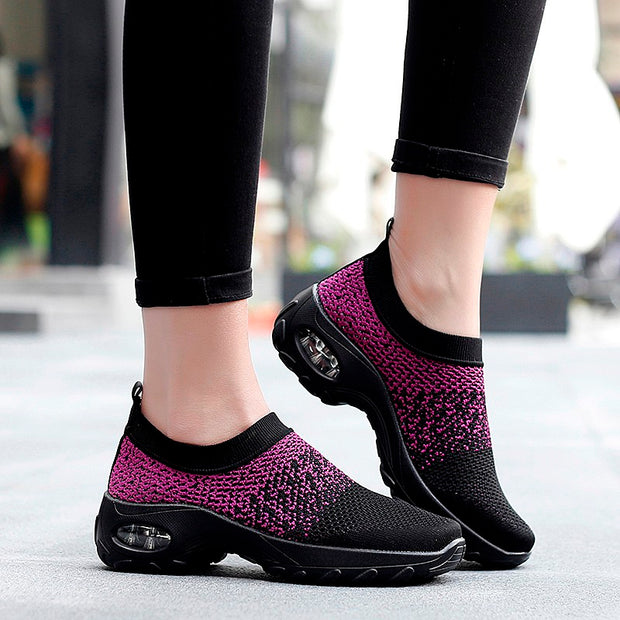 Women's summer spring breathable lightweight leisure air cushion sneakers CL