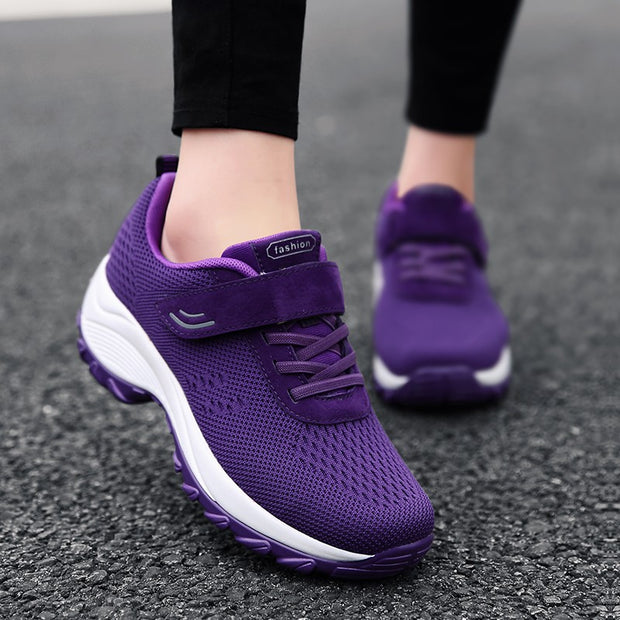 Women's Comfortable Woven Knit Sneakers