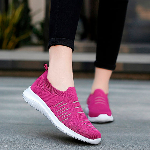 Women's spring and autumn breathable soft casual sneakers