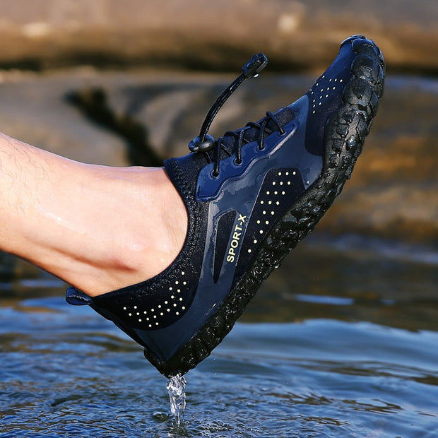 Women's breathable waterproof flat beach outdoor flat shoes