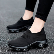women's fashion trending air cushion elastic breathable running sneakers 2093
