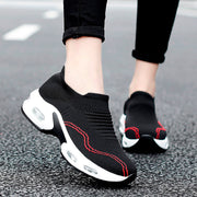 women's fashion trending air cushion elastic breathable running sneakers