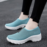 women's simplism fashion style lightweight mesh breathable comfortable non-slip sneakers