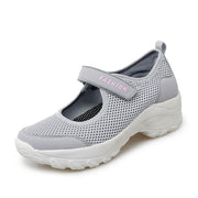 women's classic fashion elastic mesh breathable non-slip running sneakers rubber