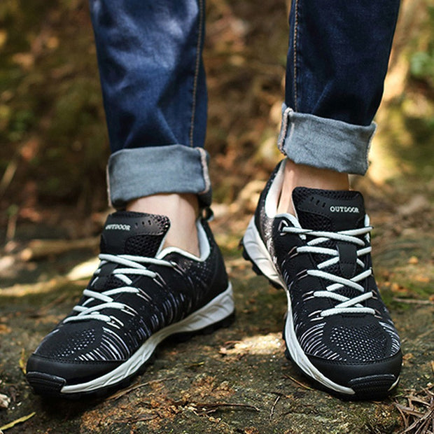 Men's slip-resistant outdoor sporty comfortable elastic sports shoes