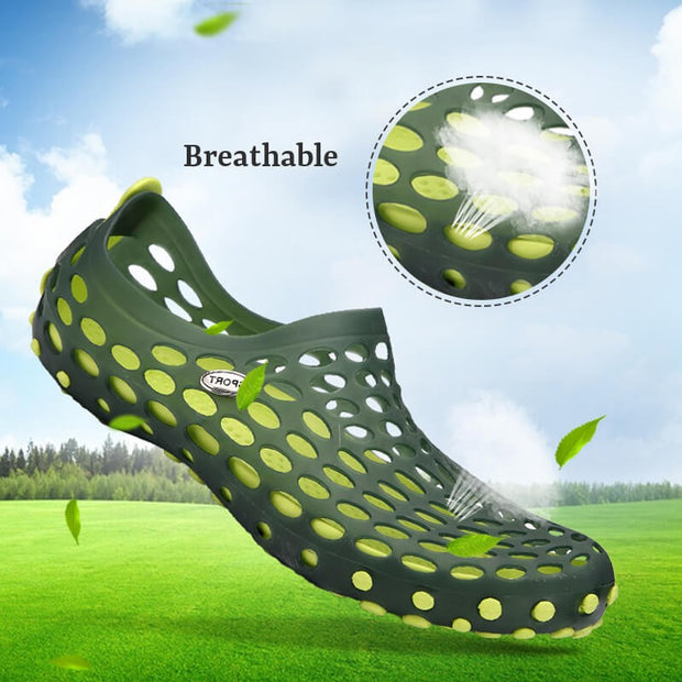 SUMMER breathable lightweight flat beach waterproof casual shoes