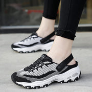 Women's summertime breathable comfortable slip-on casual shoes