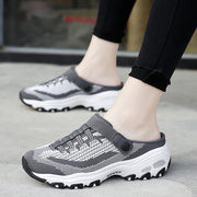 Women's summertime breathable comfortable slip-on casual shoes