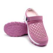 breathable comfortable air cushion elastic flat slip-on shoes