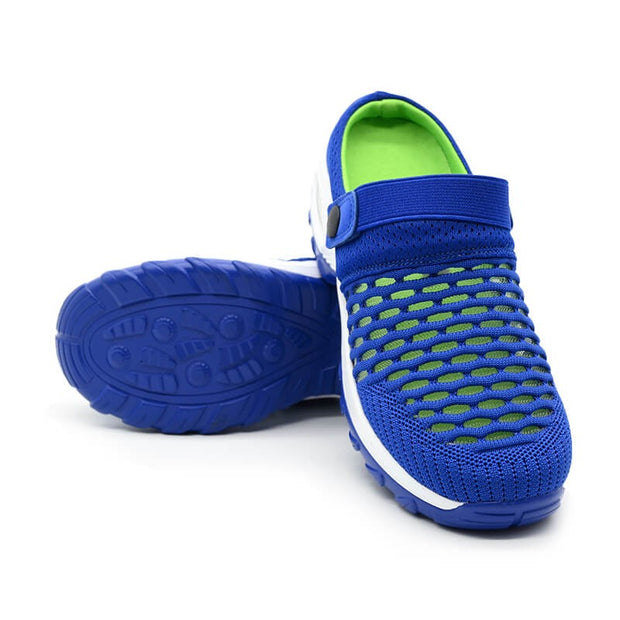 breathable comfortable air cushion elastic flat slip-on shoes