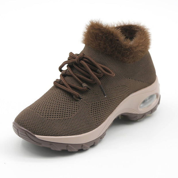 Women's Flying Woven Warm Non-slip  Breathable Comfortable shoe CL